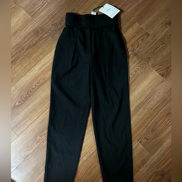 We11done Black High-Waisted Pants - Picture 2 of 4